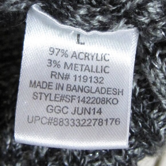 Cherry Stix black long cardigan sz L girls - Picture 7 of 8